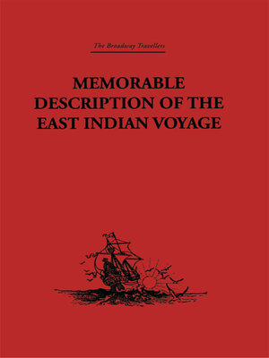 cover image of Memorable Description of the East Indian Voyage